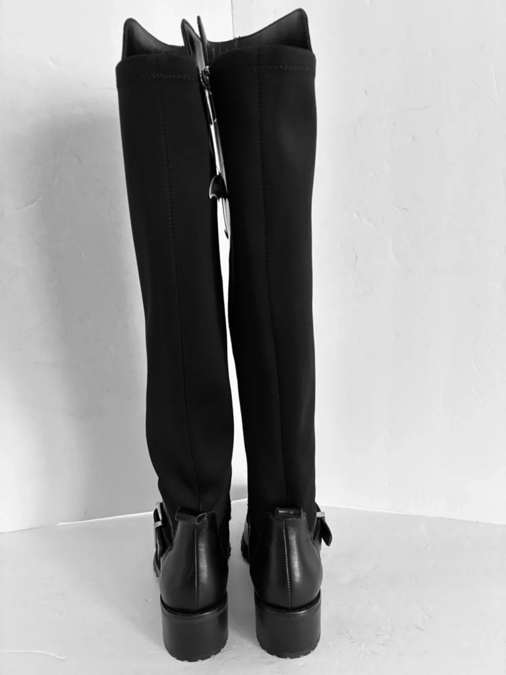 BLONDO $229 Leather Society Waterproof Tall Riding Boots W/Buckle Size 5.5 NEW - Picture 12 of 13
